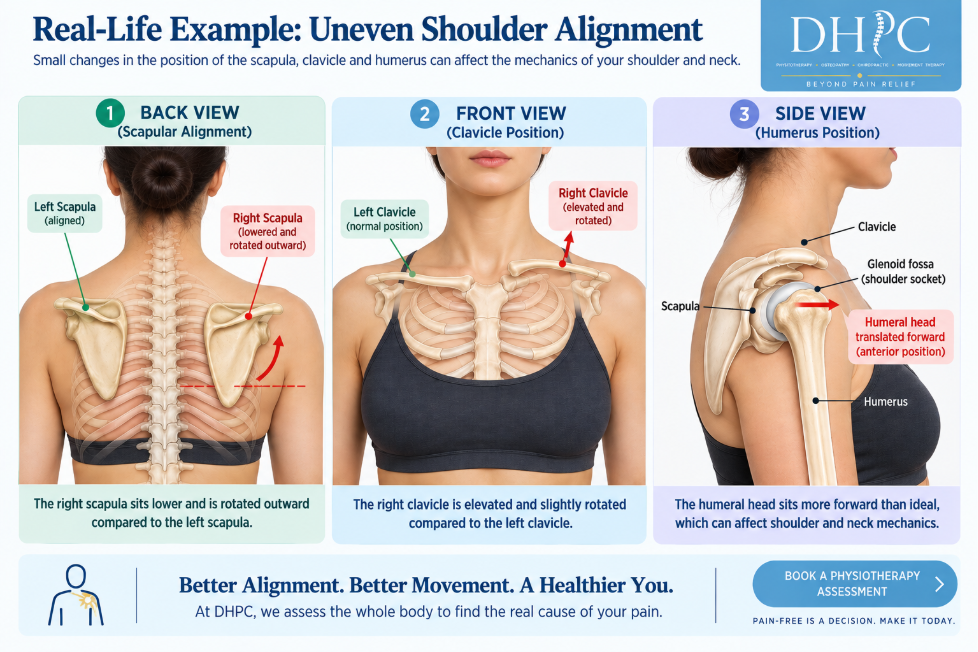 Uneven Shoulder Alignment